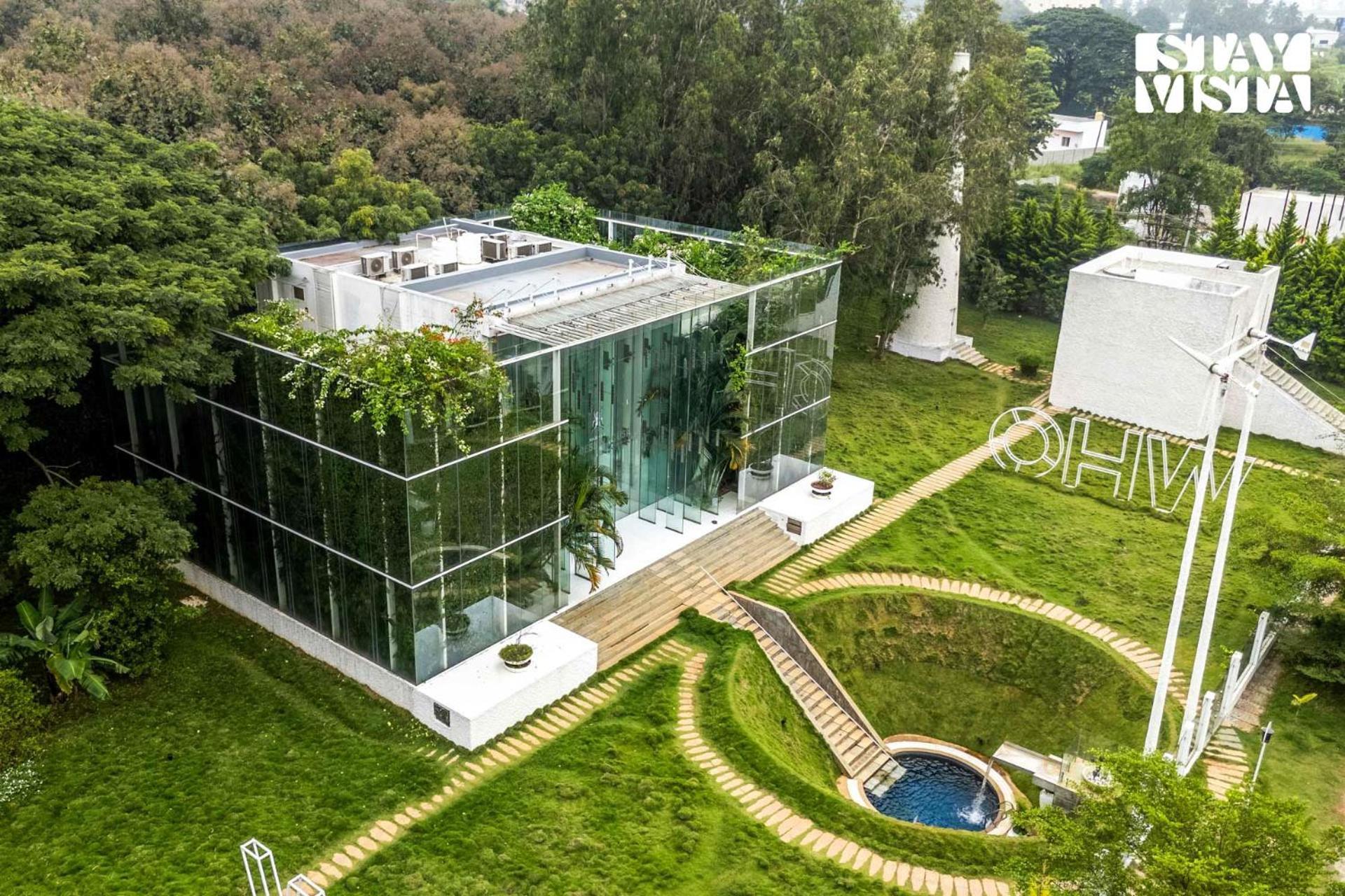The Crystal Hall India'S Only All Glass Villa 班加罗尔 外观 照片